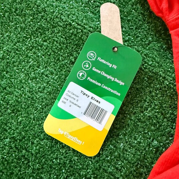 Tipsy Elves Air Dancer Tube Man Outfit Jumpsuit Halloween Costume Size S NWT - Picture 14 of 15